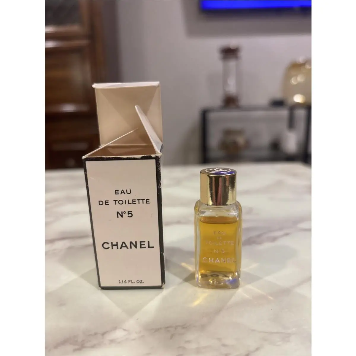 Vintage Chanel Edt Sample 7.5ml / 1/4 fl oz Mini Complimentary Gift