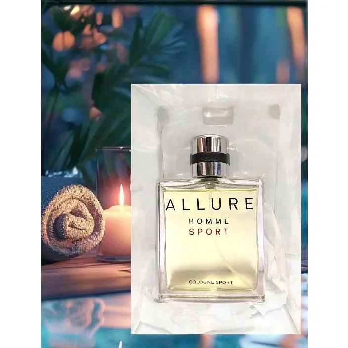 Allure Homme Sport By Chanel 2.5 oz / 75 ml Cologne Spray Unbox Vintage Rare