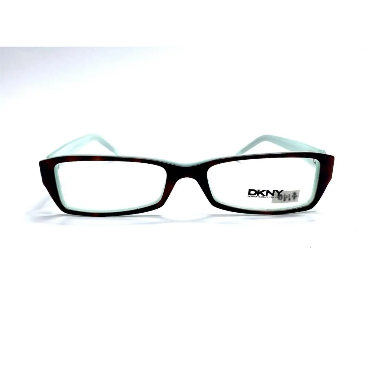 Dkny Brown Teal Rectangular Glasses Tortoise Temple DY4586 3388 51 16 135