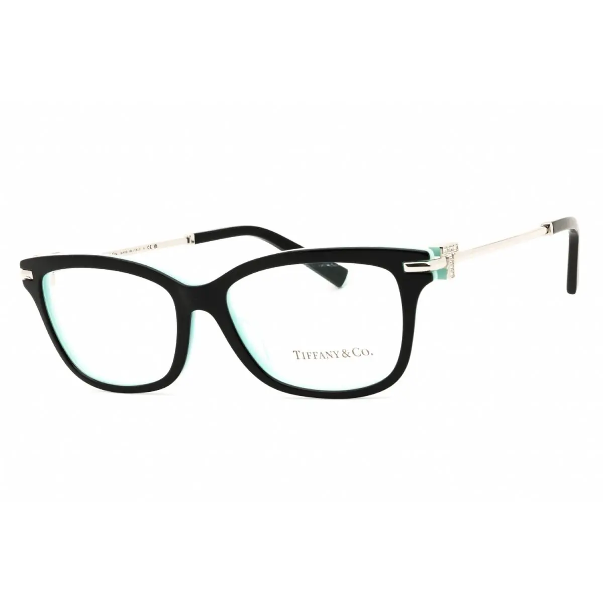 Tiffany TF2288B 8055 Black on Tiffany Blue 53mm Eyeglasses
