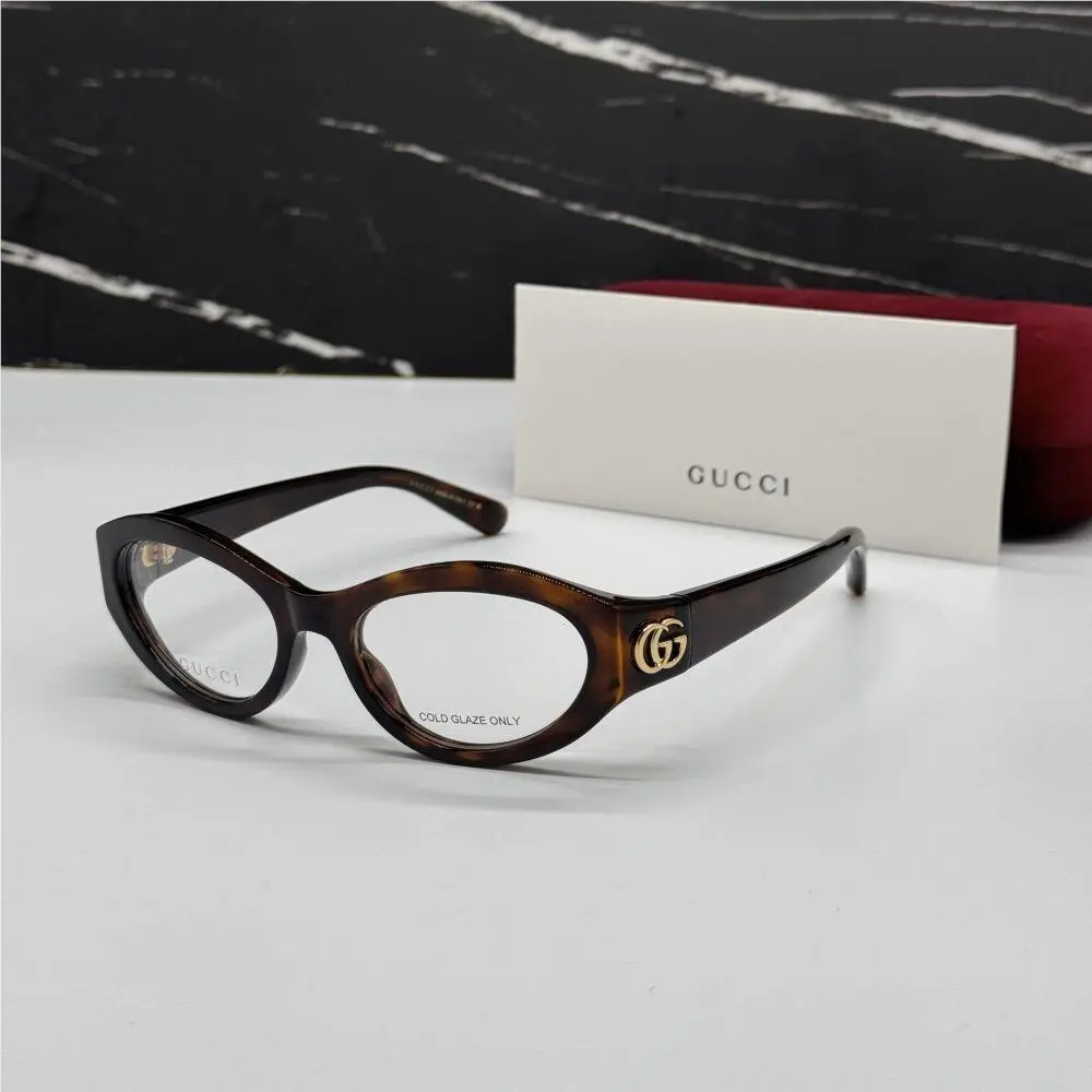 GG1405O 002 Gucci Eyeglasses Havana Women Eyewear Gucci