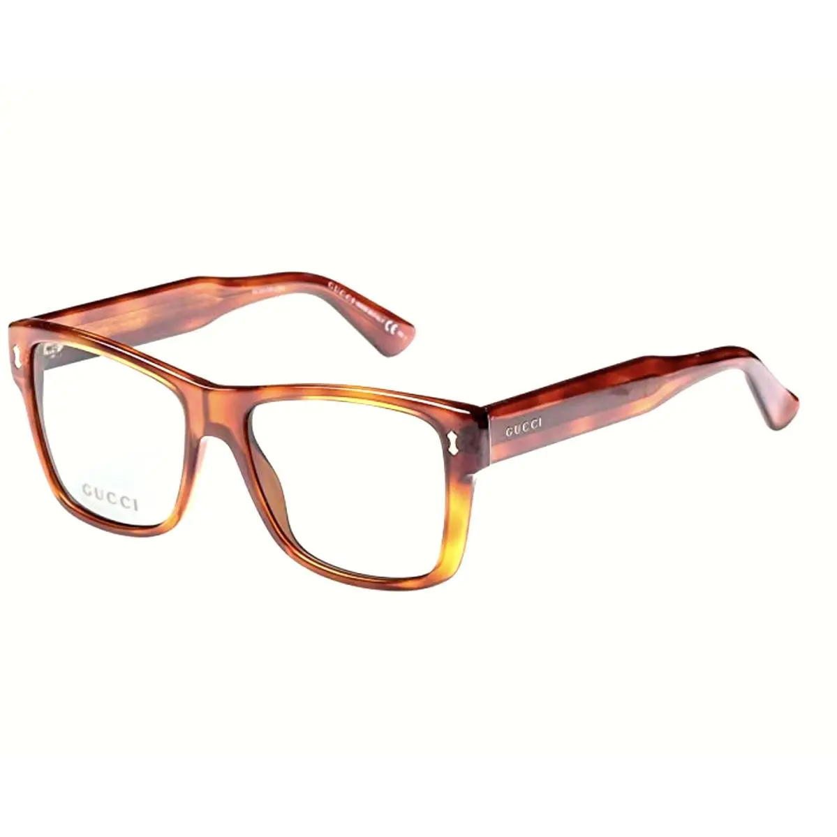 Gucci GG1149/S 05697 Brown RX Eyeglasses 55-17-145 MM Italy