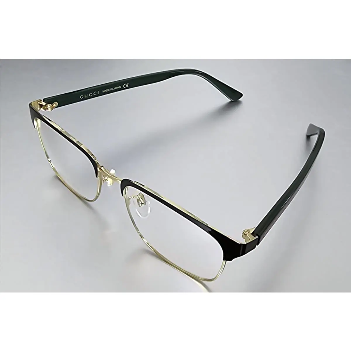 Gucci Square Frame Unisex Eyeglasses with Brow Bar GG0934OA 001
