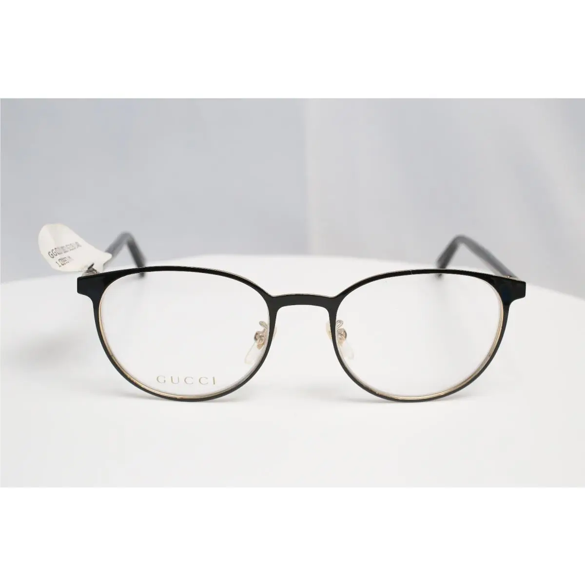 Gucci GG0293O 002 Eyeglasses Black Gold Frame 52-19-140