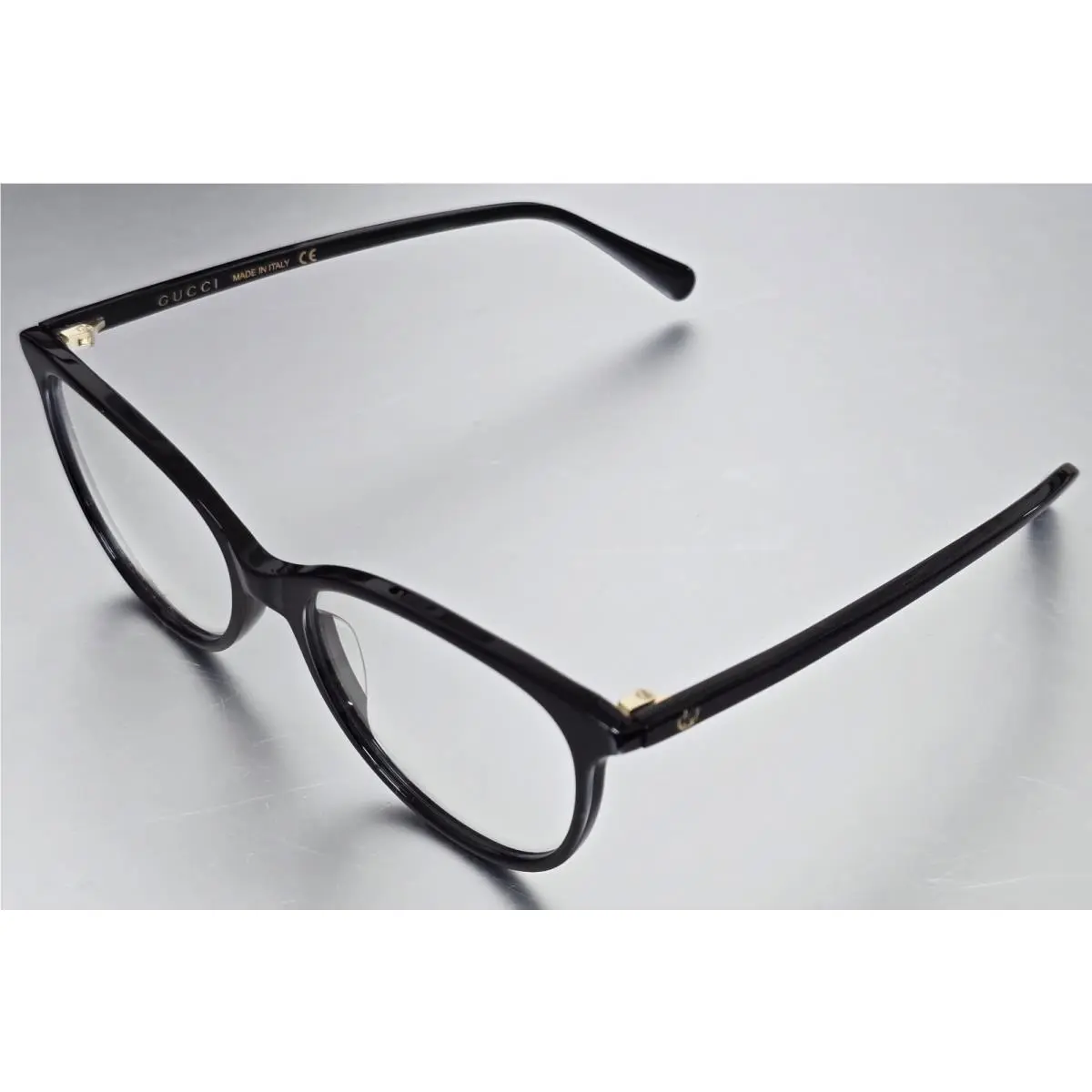 Gucci Black Rounded Cat Eye Unisex Eyeglasses GG0550O 001