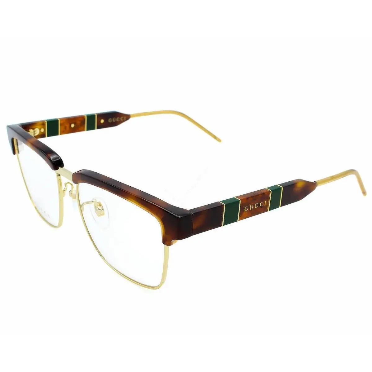 Gucci Full Rim Havana 52-16-145mm Men`s Eyeglasses GG0605O 005