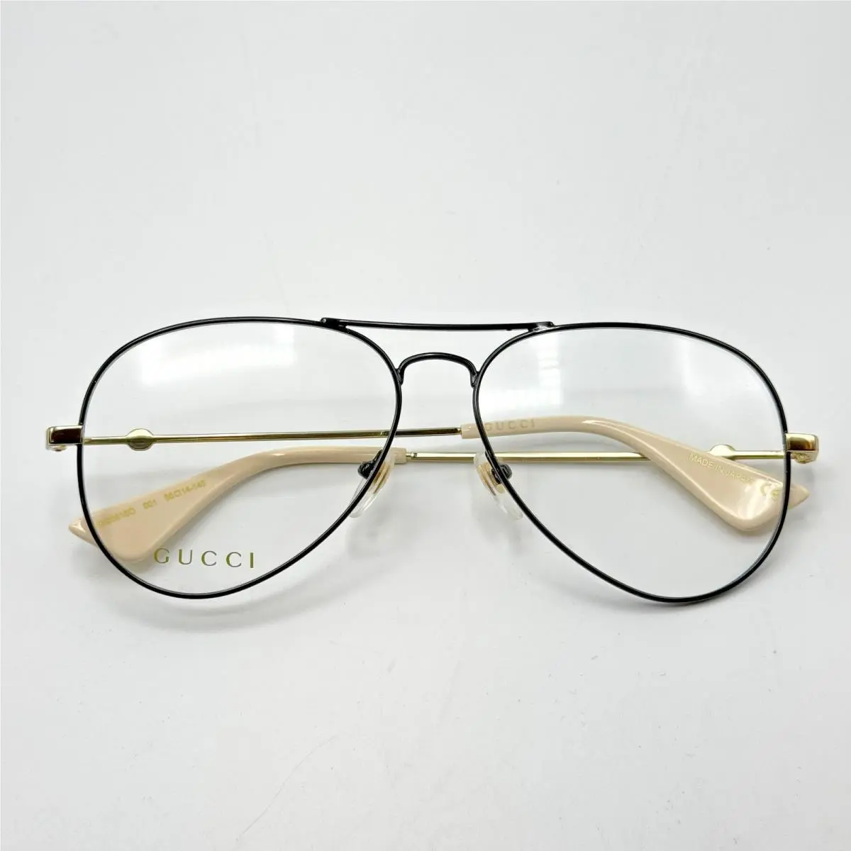 Gucci Eyeglasses Frame GG05150 001 Black Aviator 58-14-145