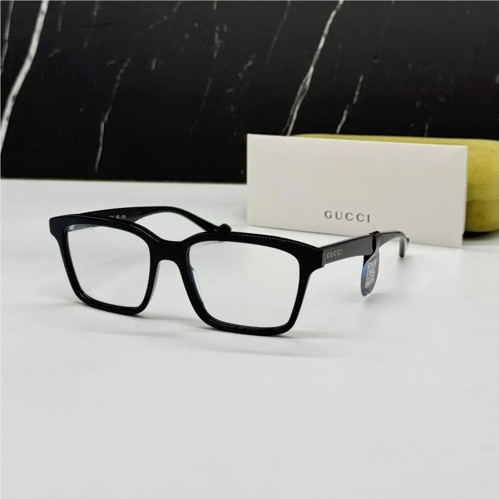 Gucci GG0964S 001 Eyeglasses Men Black Square Eyewear