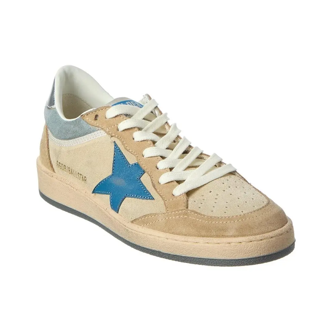 Ballstar Suede Sneaker Women`s White 35 by Golden Goose
