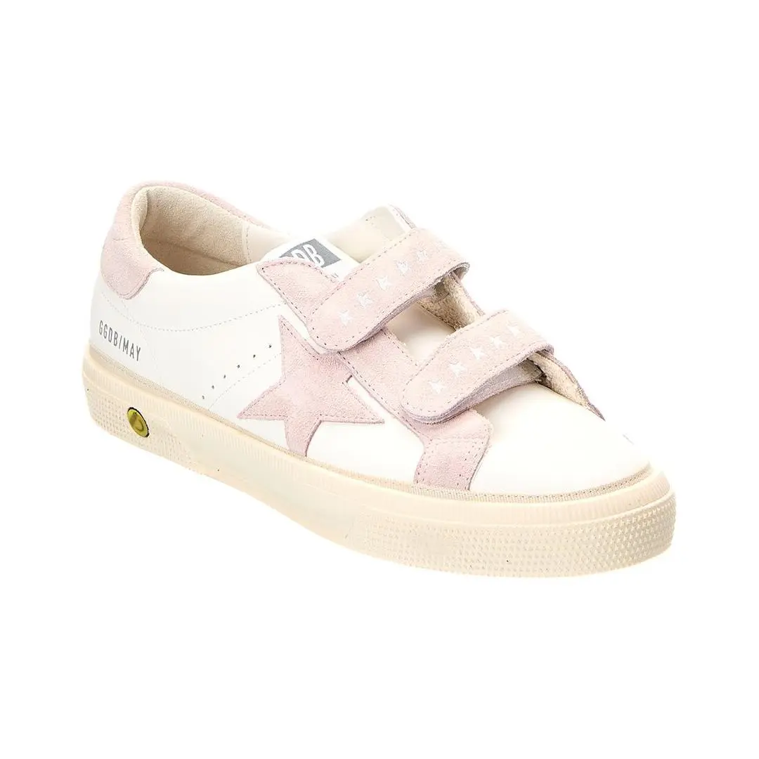Leather Suede Sneaker White 40 by Golden Goose