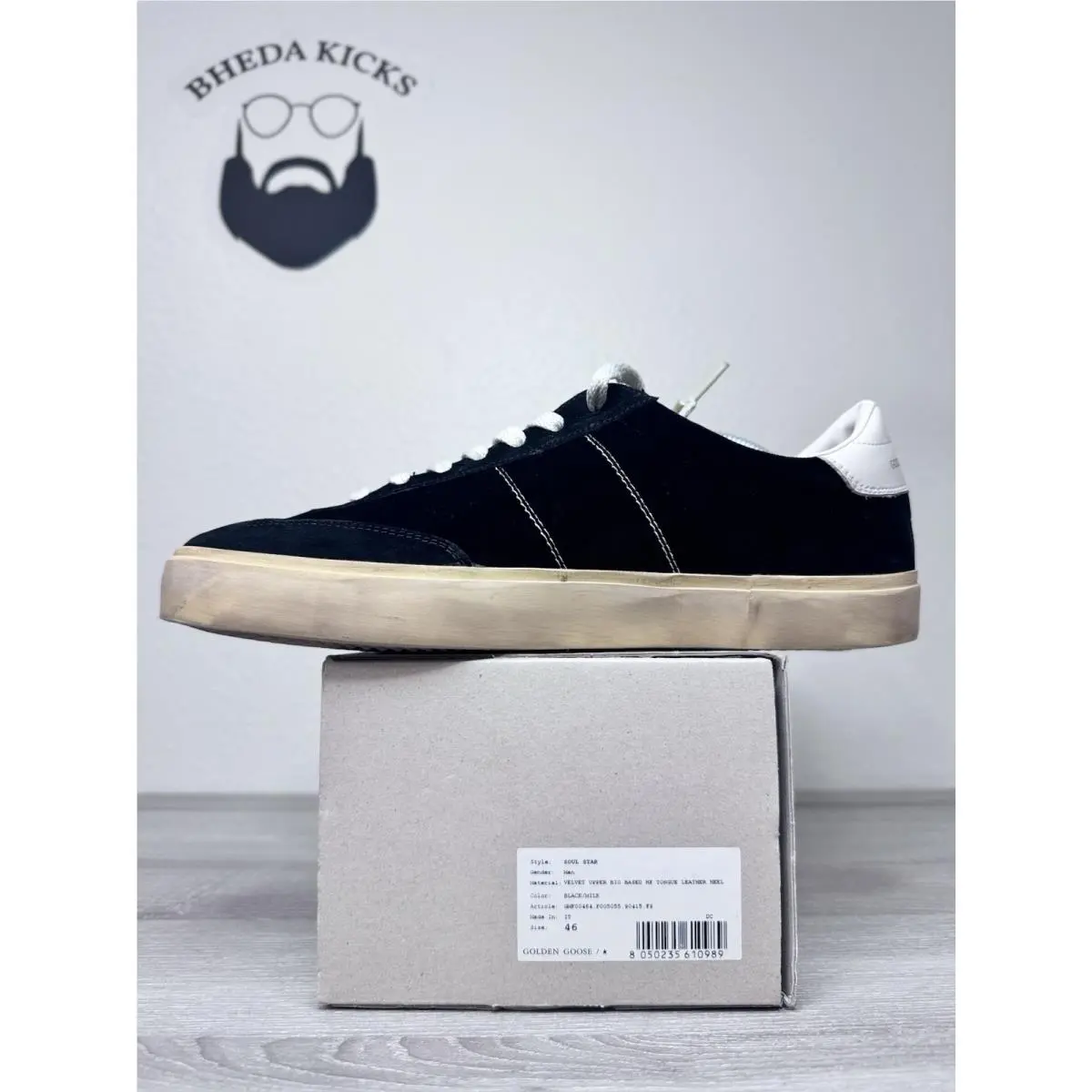Golden Goose shoes - Golden Goose Soul Star - Soul Star - GMF00464 F005055 90415 FS - Black 1