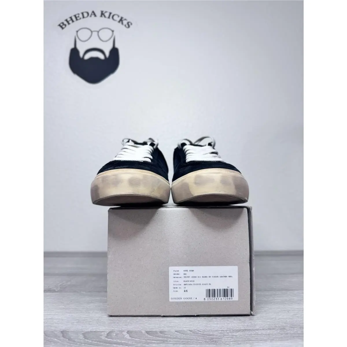 Golden Goose shoes - Golden Goose Soul Star - Soul Star - GMF00464 F005055 90415 FS - Black 4