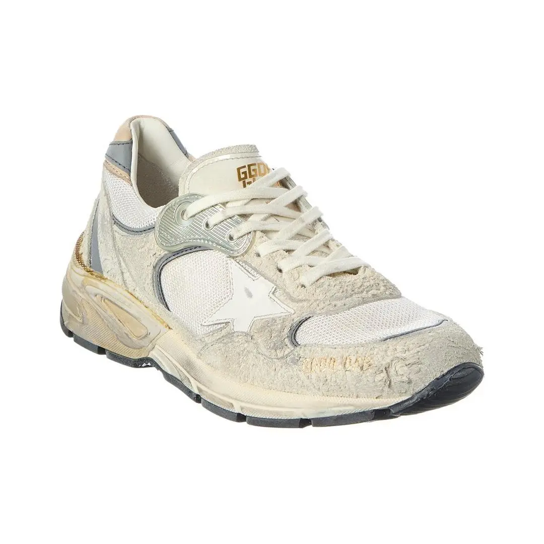 Dad-star Mesh Suede Sneaker Women`s White 35 by Golden Goose
