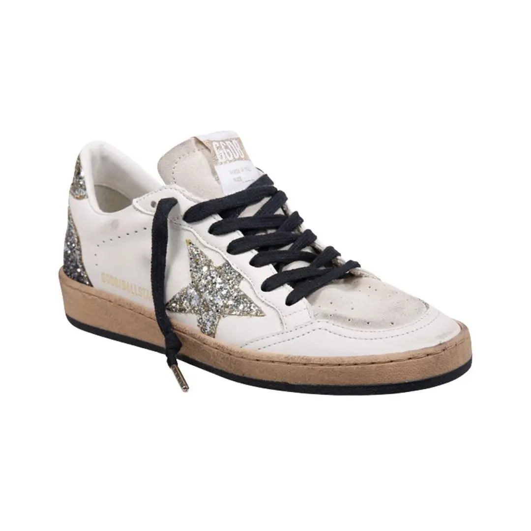 Ball Star Leather Sneaker Women`s White 40 by Golden Goose