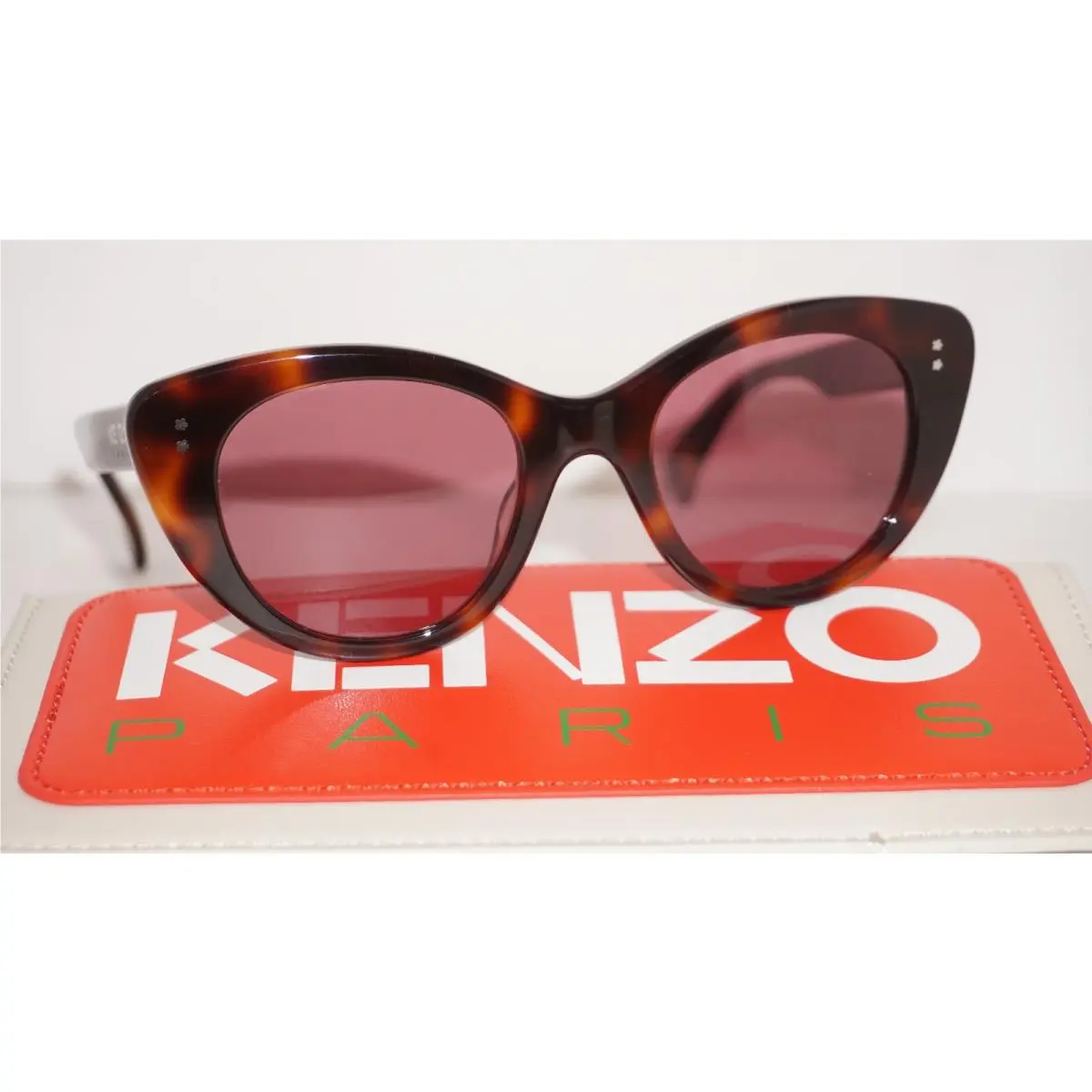 Kenzo Sunglasses Cateye Tortoise Pink KZ40172I 53S 50 21 145