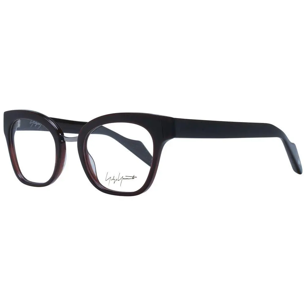 Brown Acetate Glasses Frames - YO-1058009 by Yohji Yamamoto
