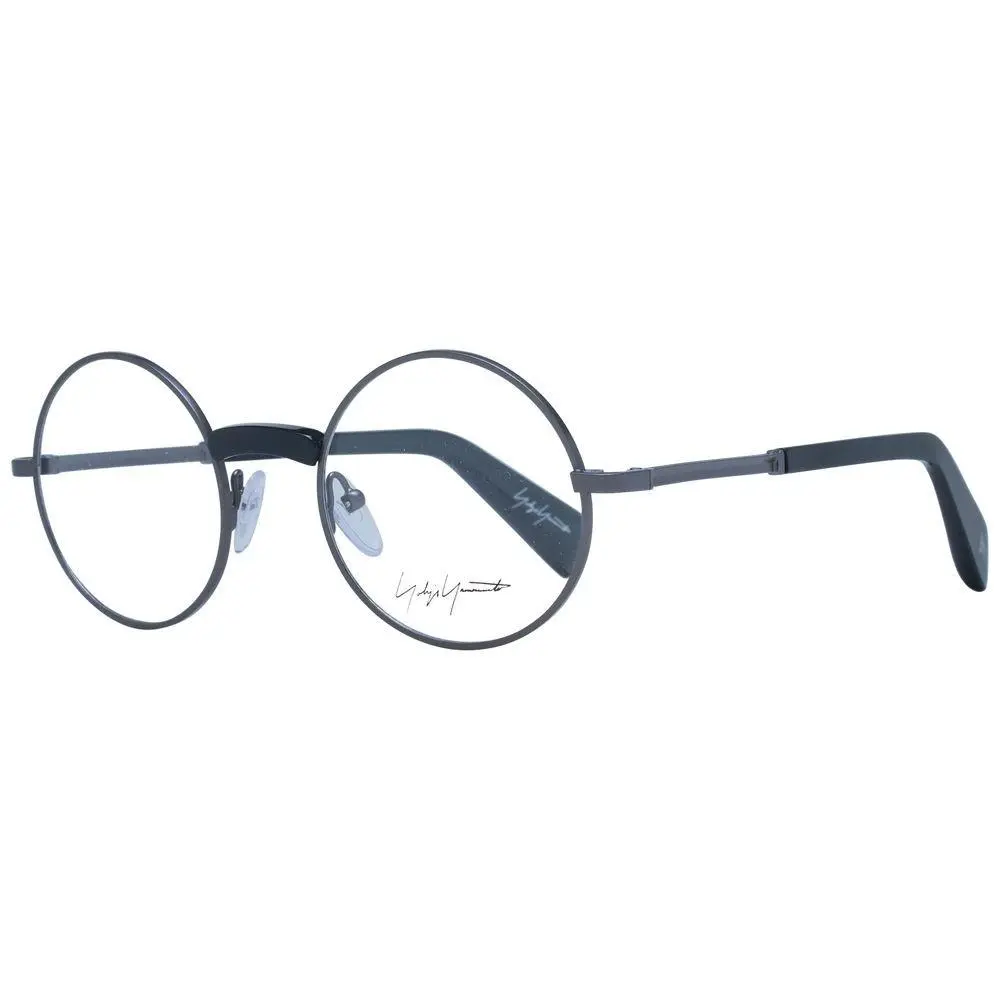 Gray Monel Glasses Frames by Yohji Yamamoto