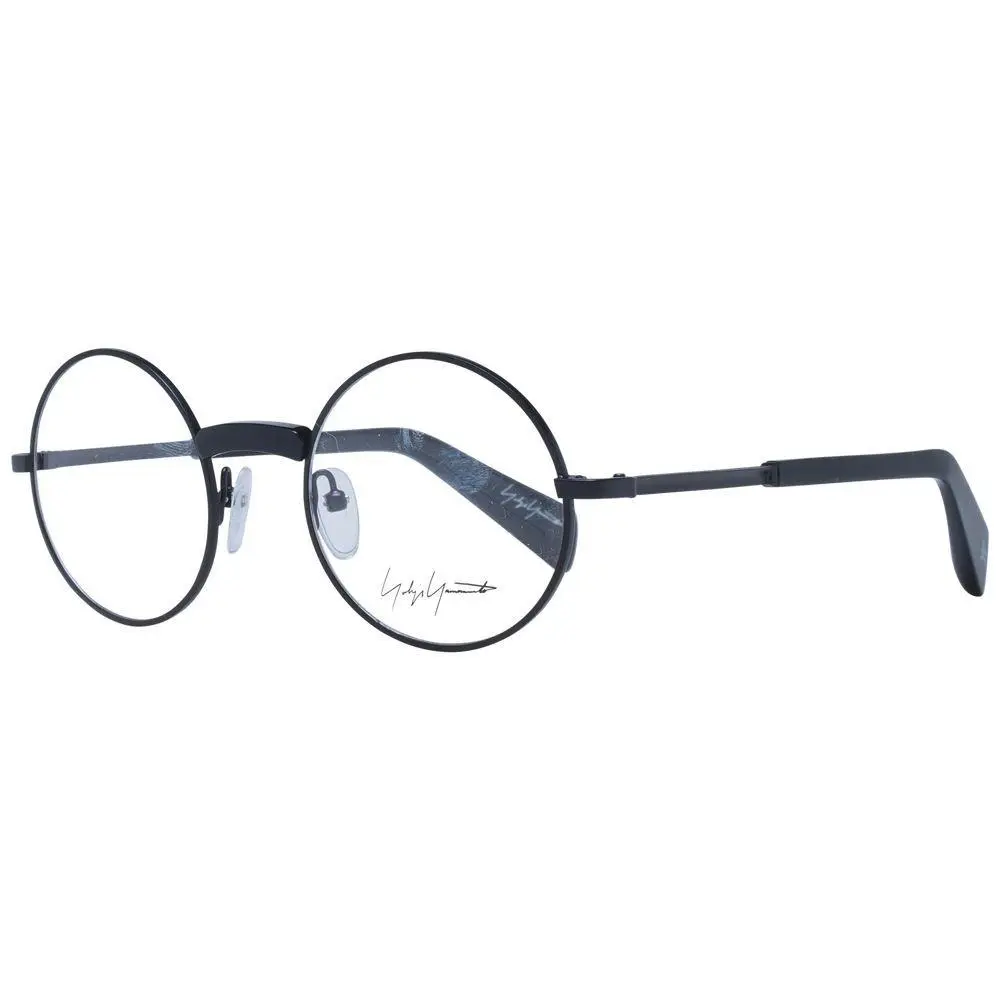 Black Metal Glasses Frames - YO-1035644 by Yohji Yamamoto