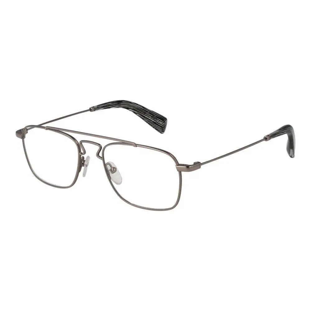 Silver Metal Glasses Frames - YO-1058012 by Yohji Yamamoto