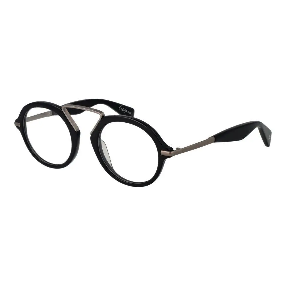 Yohji Yamamoto Black Plastic Glasses Frames - YO-1035530-FBB-827