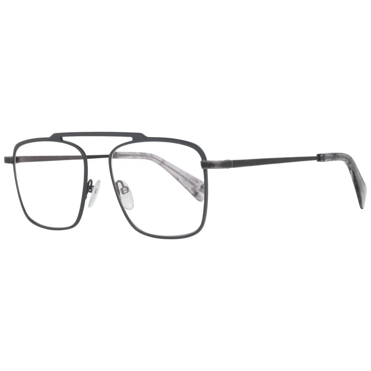 Gray Titanium Glasses Frames - YO-1029100 by Yohji Yamamoto
