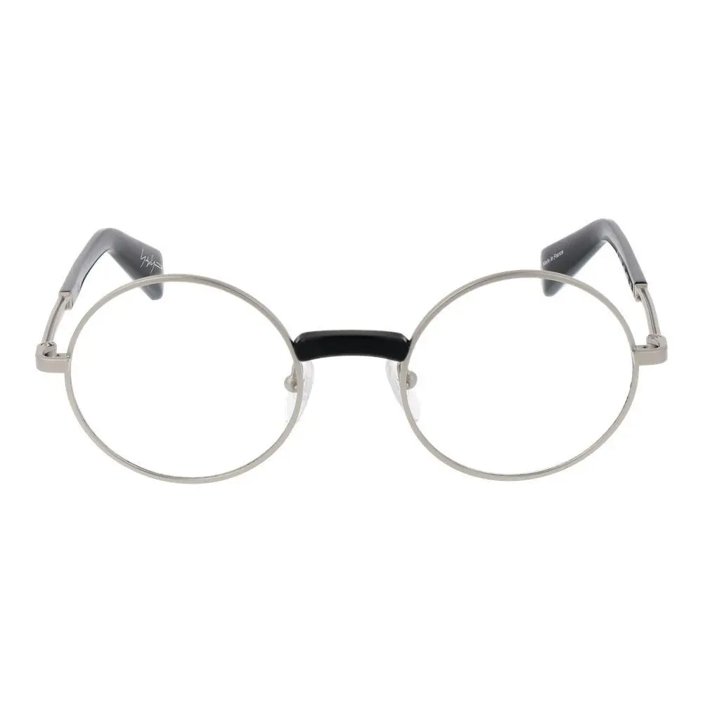 Silver Metal Glasses Frames - YO-1035645 by Yohji Yamamoto