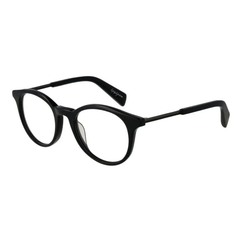 Yohji Yamamoto Black Plastic Glasses Frames - YO-1035523