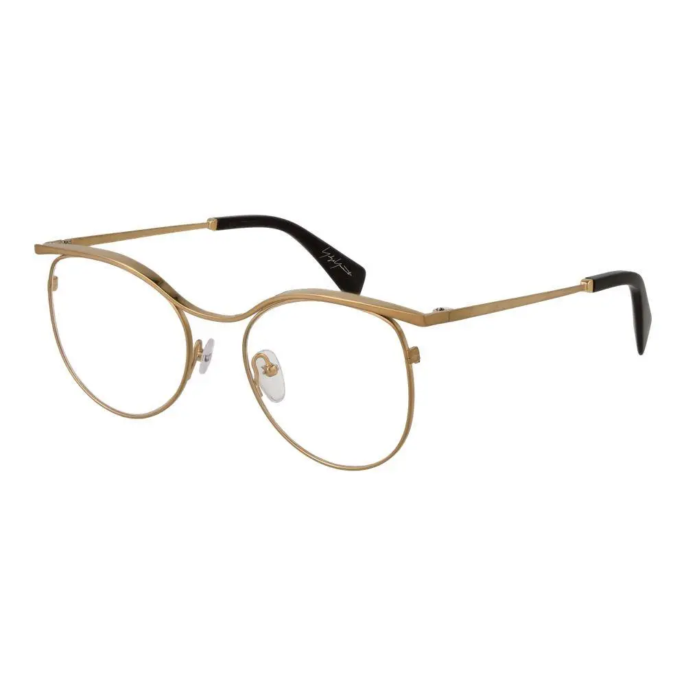 Yohji Yamamoto Gold Metal Glasses Frames - YO-1035672