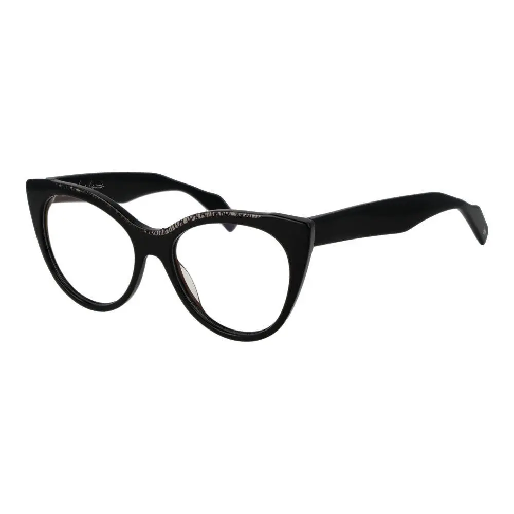 Black Plastic Glasses Frames - YO-1035558 by Yohji Yamamoto