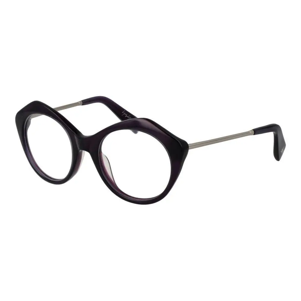 Purple Metal Plastic Glasses Frames - YO-1035519 by Yohji Yamamoto