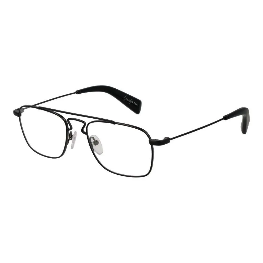 Black Metal Glasses Frames - YO-1035652 by Yohji Yamamoto