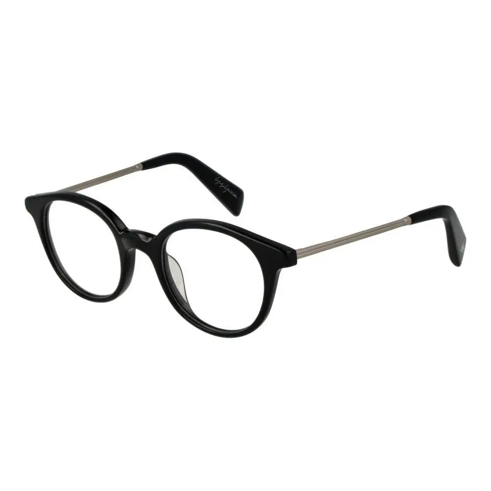 Black Acetate Glasses Frames - YO-1057985 by Yohji Yamamoto