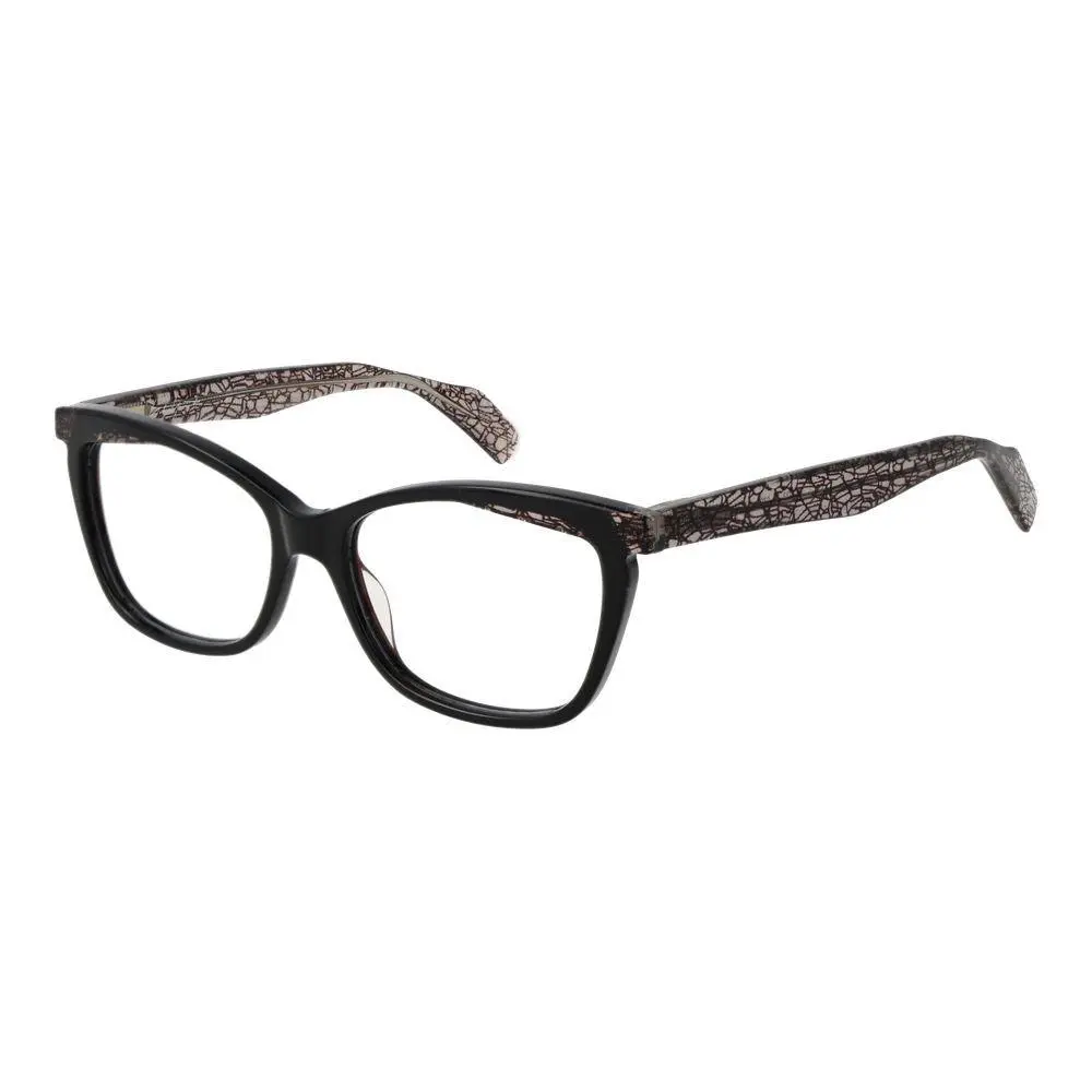Yohji Yamamoto Black Plastic Glasses Frames - YO-1035554