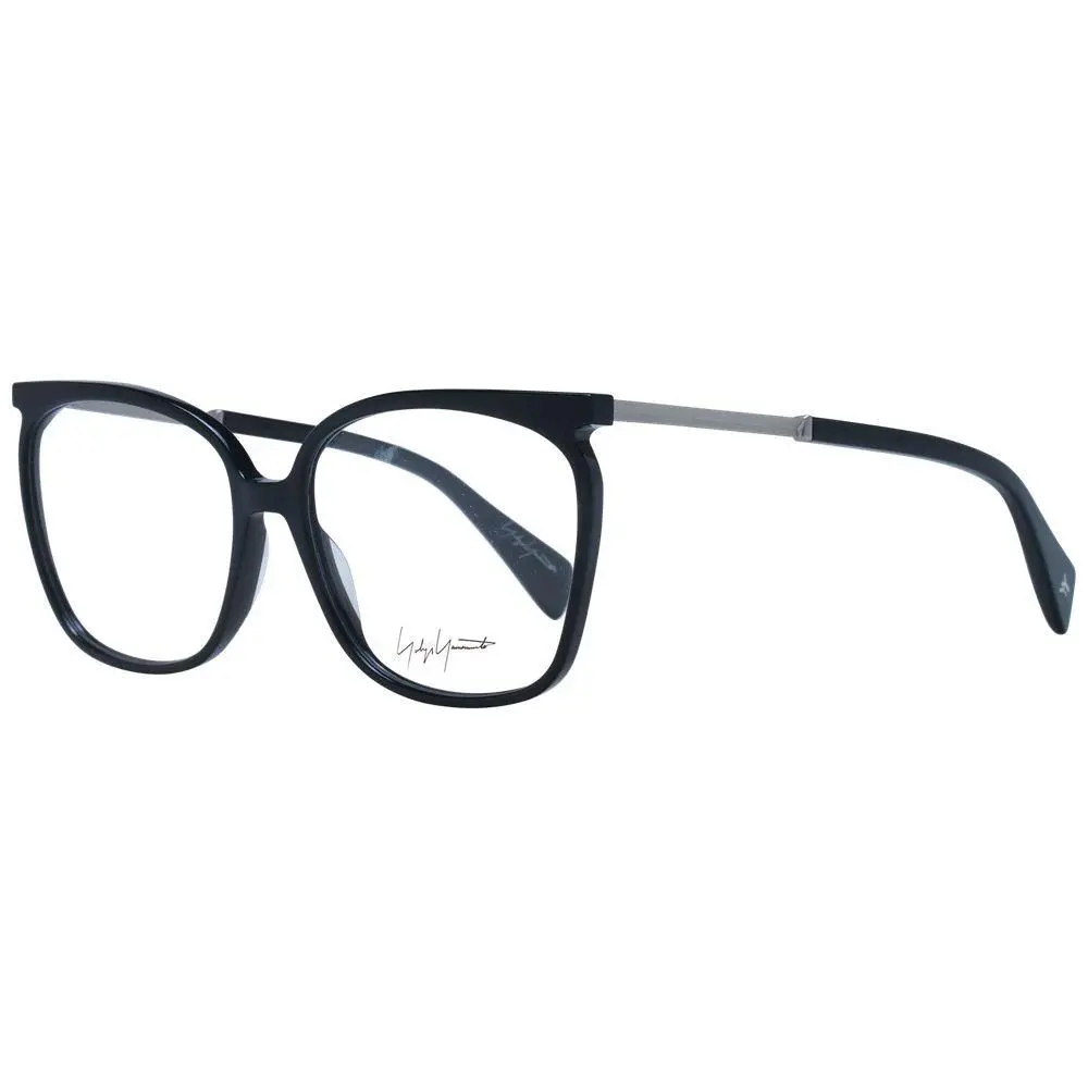 Black Acetate Glasses Frames - YO-1035541 by Yohji Yamamoto