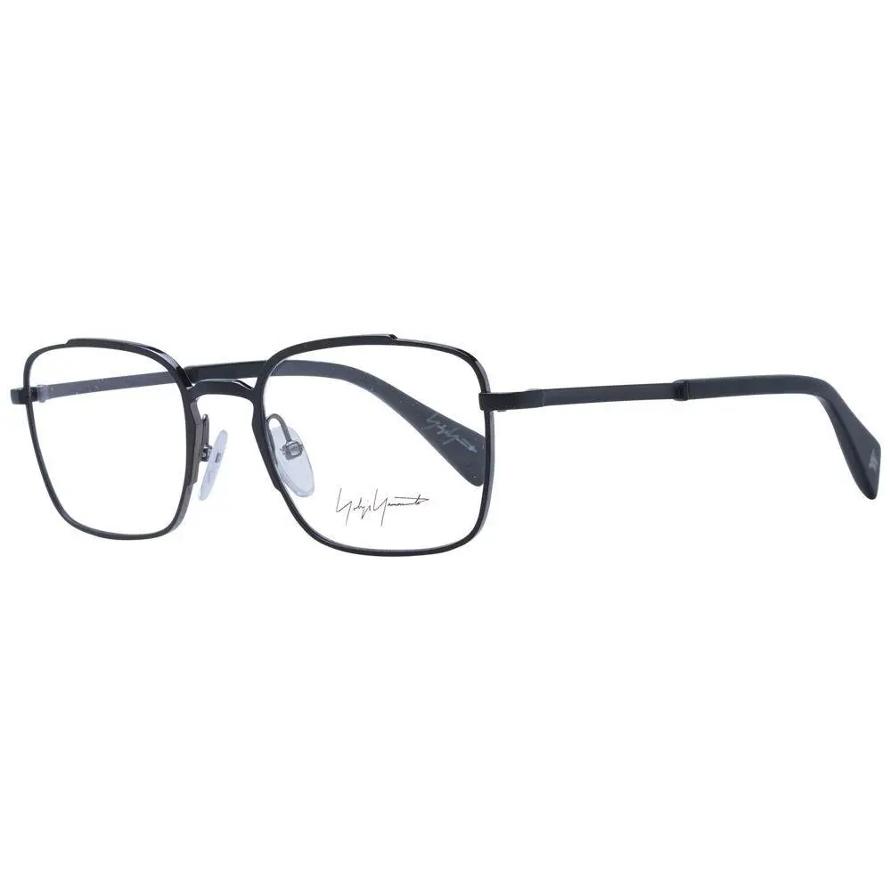 Black Metal Glasses Frames - YO-1035654 by Yohji Yamamoto