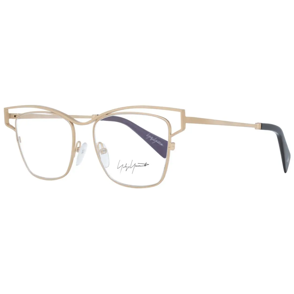 Gold Titanium Glasses Frames by Yohji Yamamoto