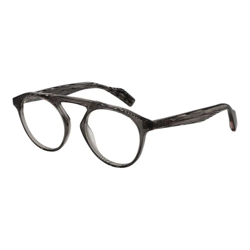 Yohji Yamamoto Brown Plastic Glasses Frames - YO-1035538