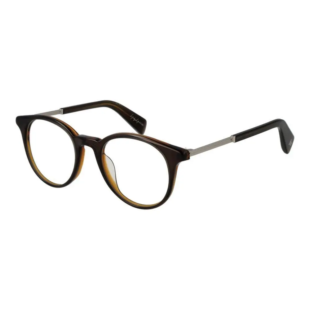 Brown Plastic Glasses Frames - YO-1035525 by Yohji Yamamoto