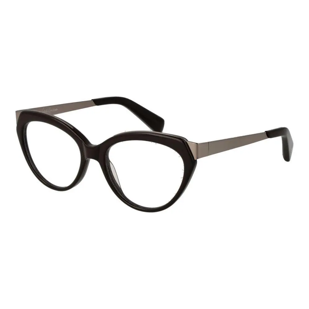 Brown Acetate Glasses Frames - YO-1057991 by Yohji Yamamoto