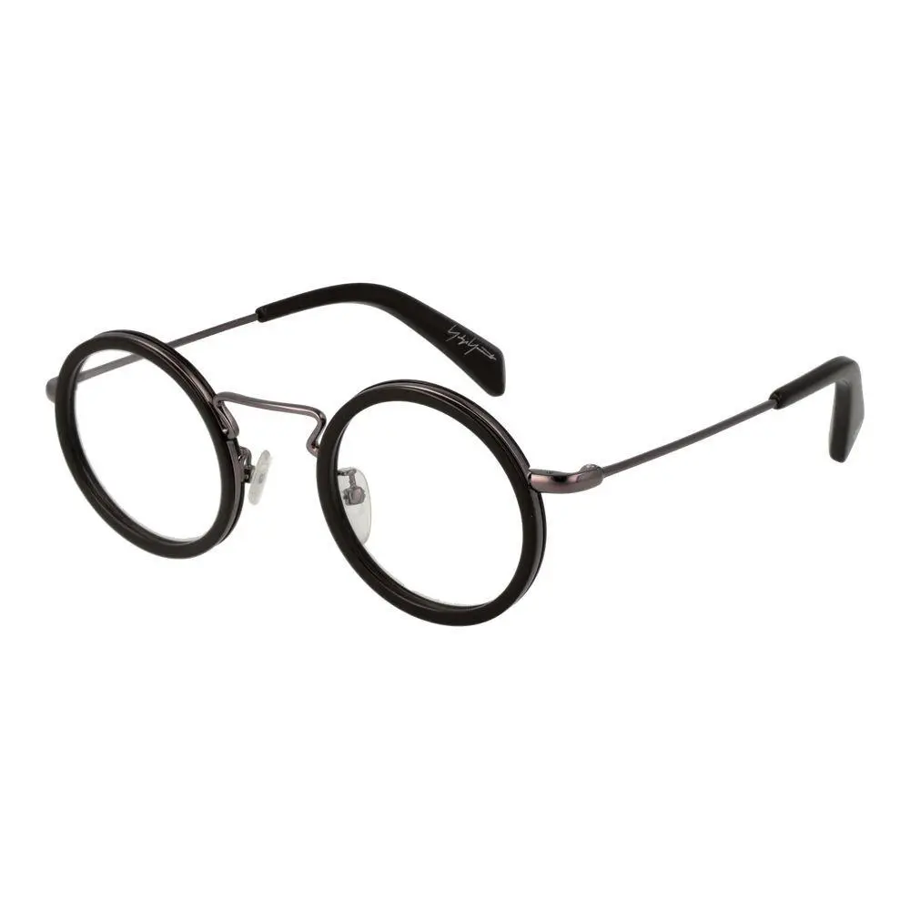 Brown Metal Plastic Glasses Frames - YO-1035515 by Yohji Yamamoto