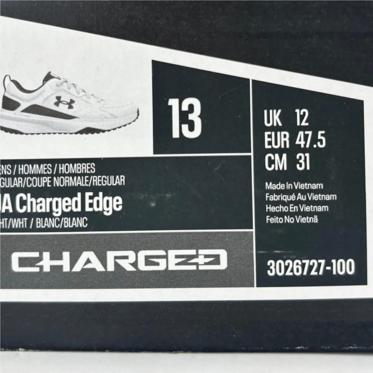 Under Armour shoes - Under Armour Charged Edge - Charged Edge - White 0