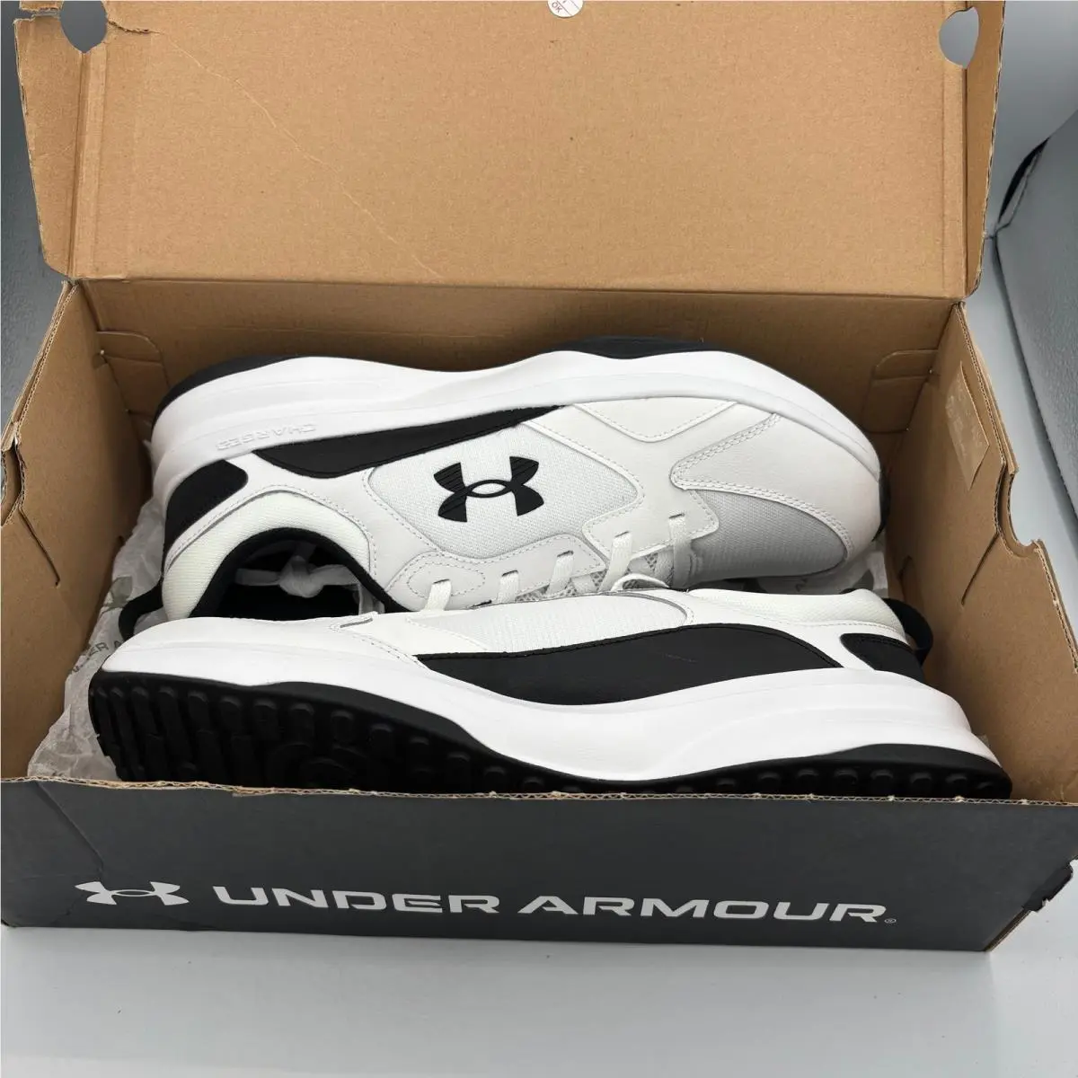 Under Armour shoes - Under Armour Charged Edge - Charged Edge - White 5
