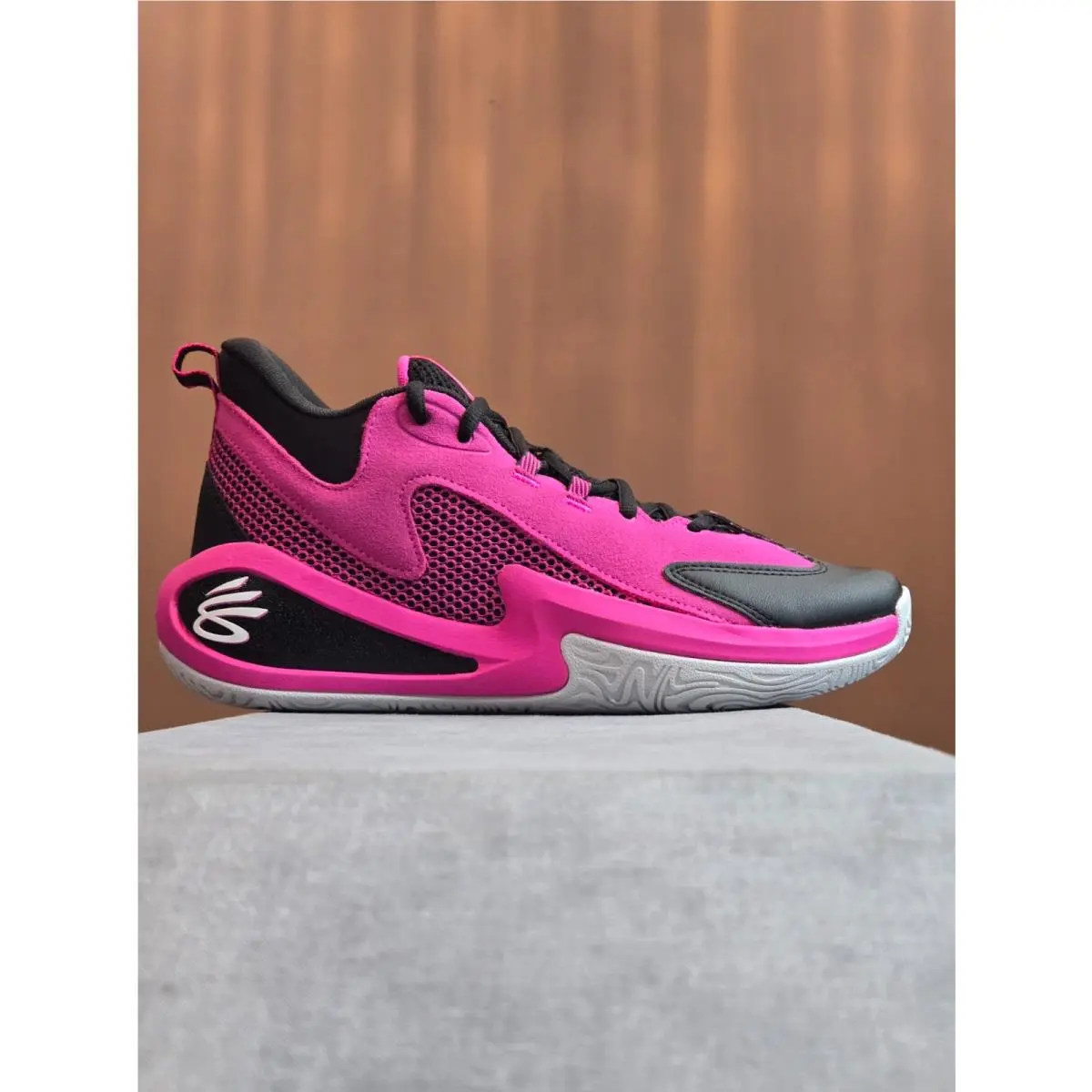 Under Armour Curry 3Z 25 Sde - Pink Black 6000750-652 Men`s 8.5 Women`s 10