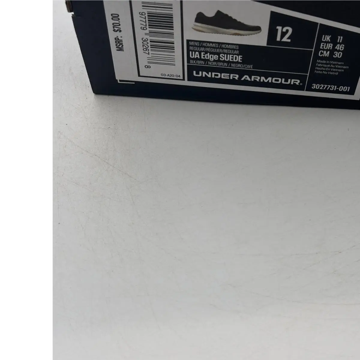 Under Armour shoes - UA Edge Suede - Edge Suede - Black 0
