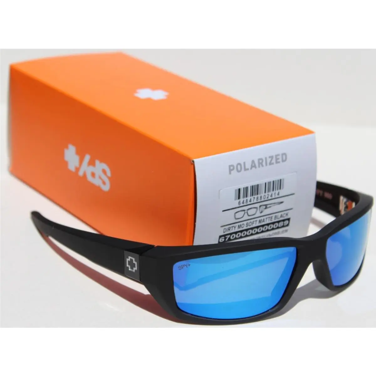 Spy Optics Dirty Mo Polarized Sunglasses Matte Black/happy Gray Green Blue