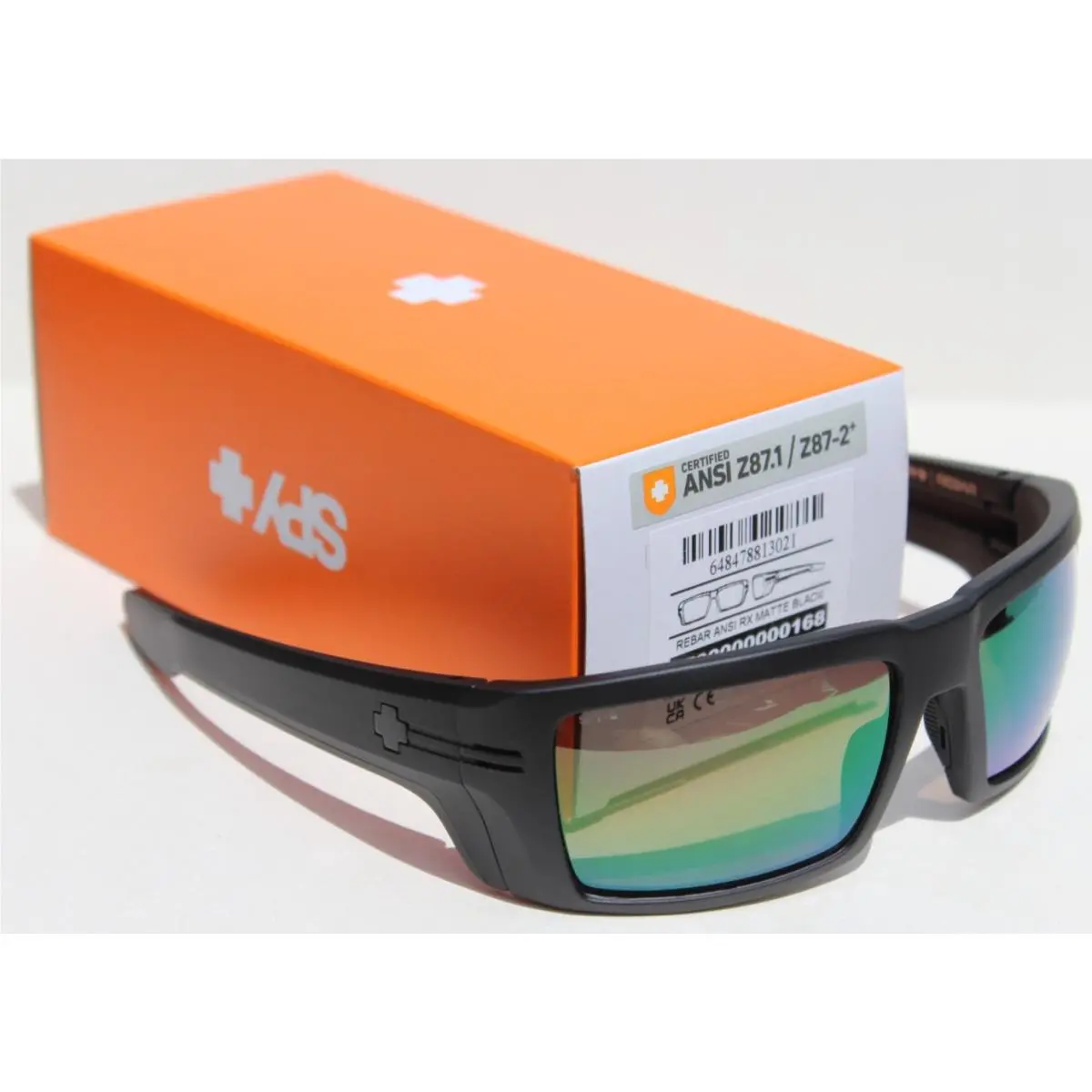 Spy Optics Rebar Polarized Sunglasses Matte Black/bronze Olive Ansi Z87.1/Z87-2+