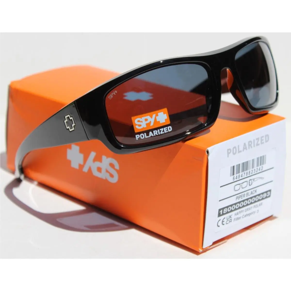 Spy Optics Piper Polarized Sunglasses Shiny Black/happy Gray 1800000000093