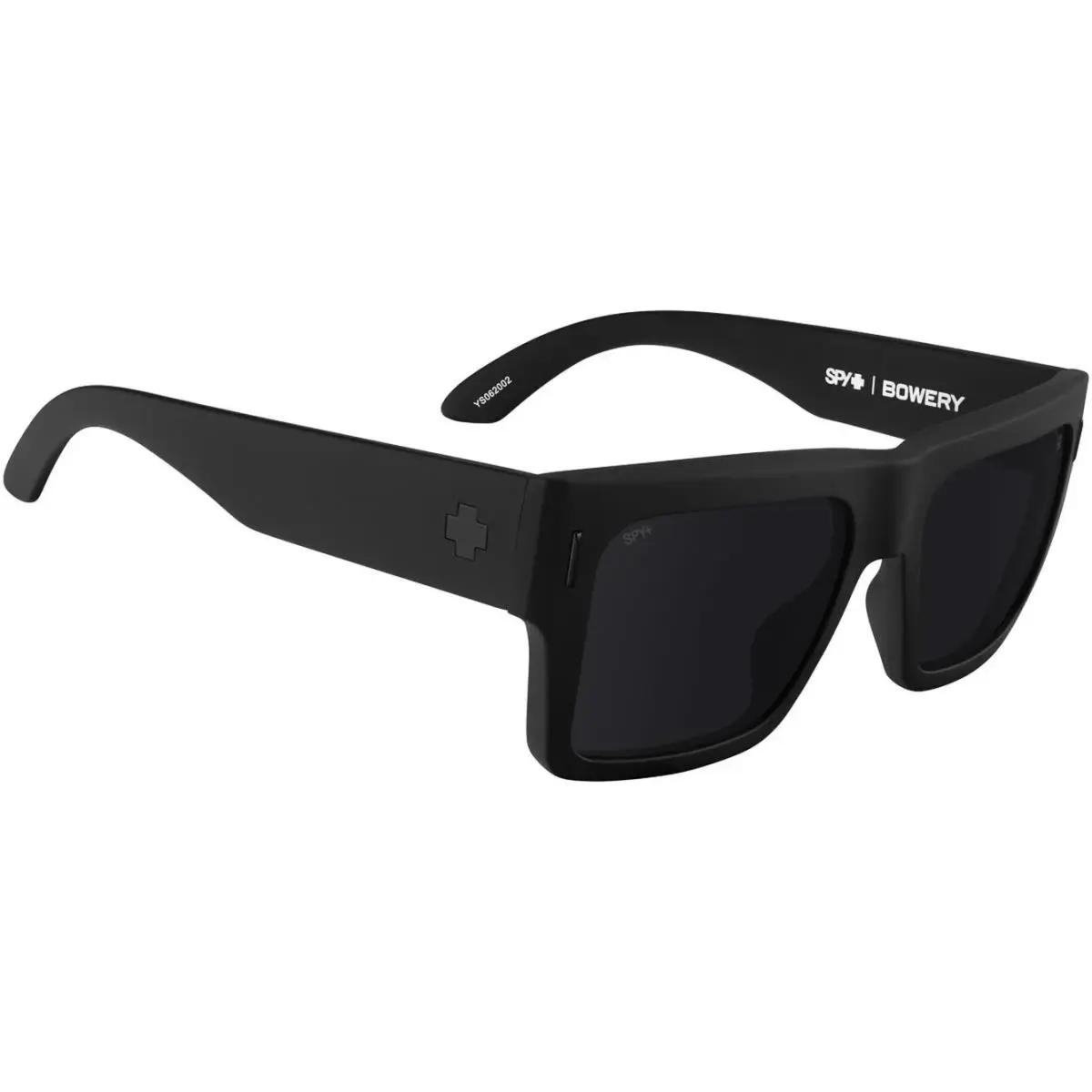 Spy Sunglasses Bowery Matte Black Happy Gray Polarized Murdered Out