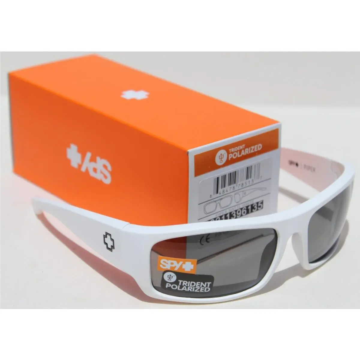 Spy Optics Piper Polarized Sunglasses Matte White/gray Trident 183211396135