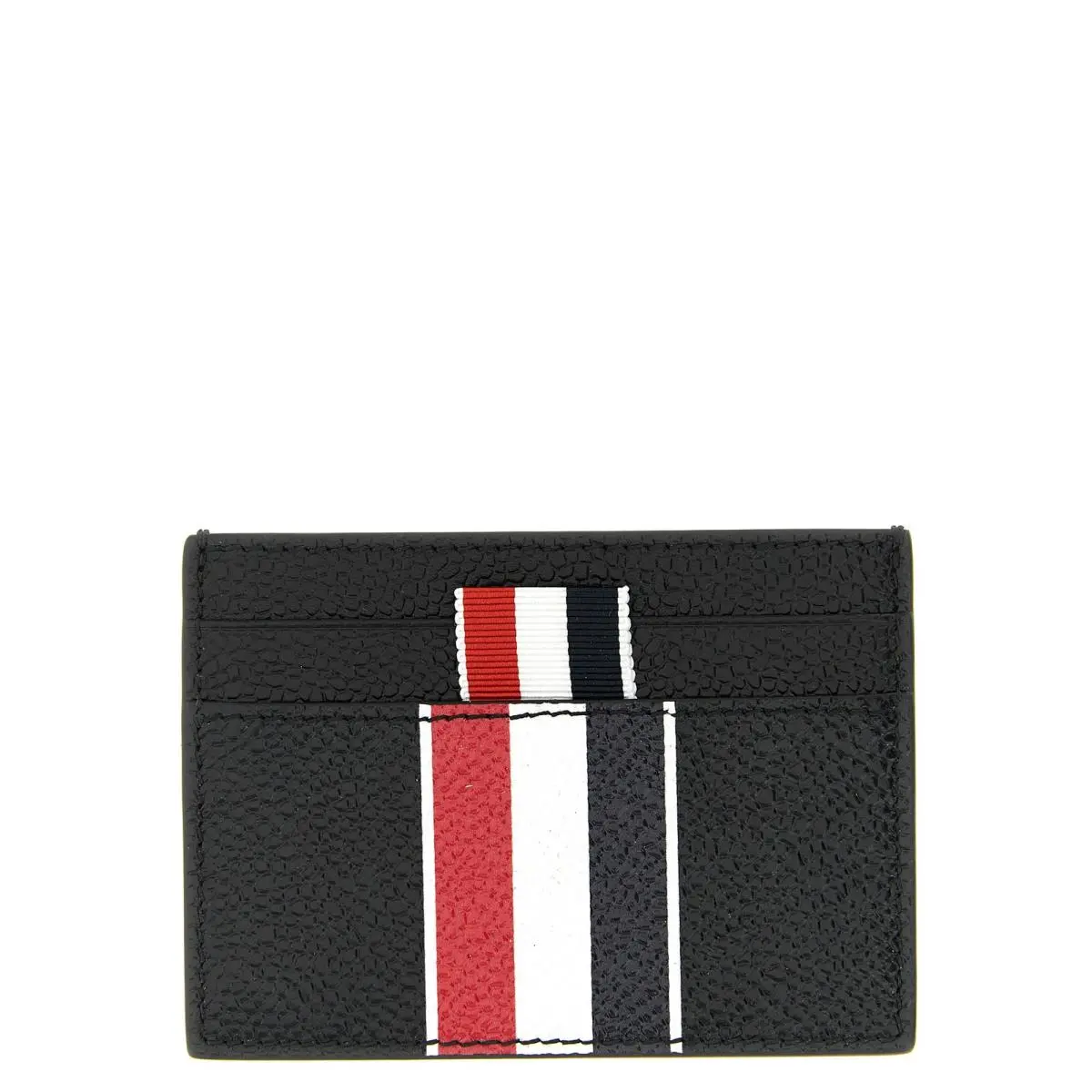 Thom Browne Black Calfskin Cardholder